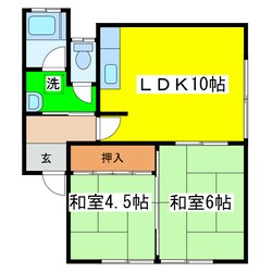 パークハイツ（鳥取大通）の物件間取画像